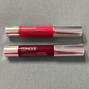 Set of Clinique Chubby Stick Intense Moisturizing Lip Color Balms
